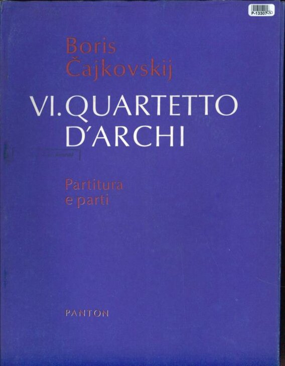 VI. Quartetto d´archi