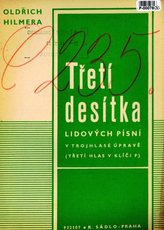 Třetí desítka lidových písní