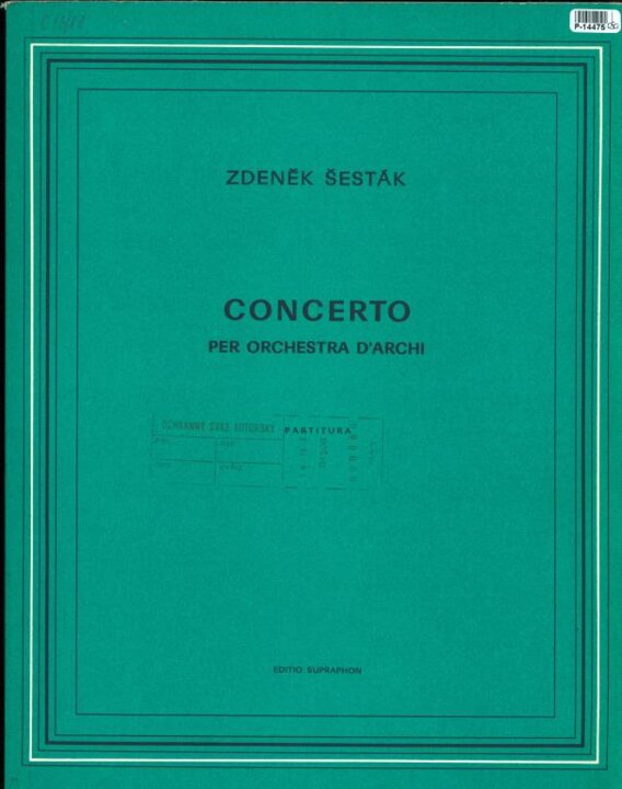 Concerto per orchestra d´archi