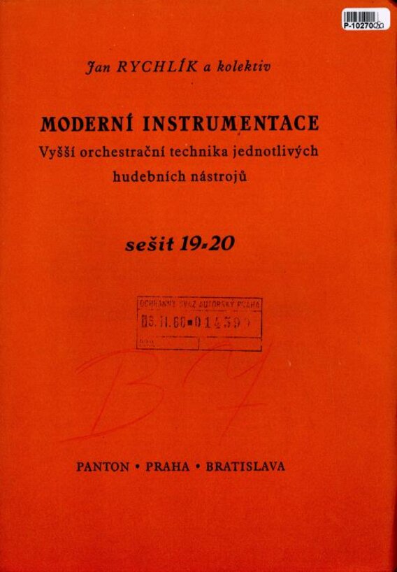Moderní instrumentace sešit 19 - 20