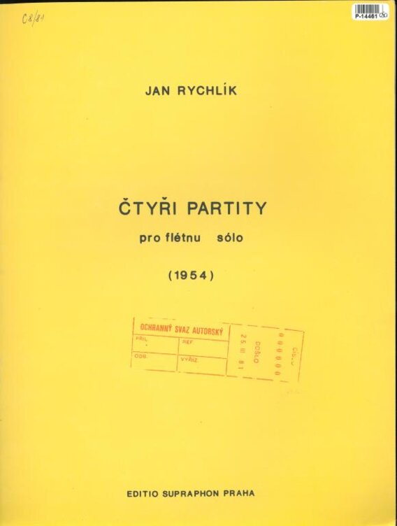 Čtyři partity pro flétnu sólo