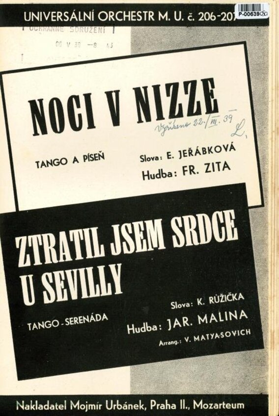 Universální orchestr M.U. č. 206-207