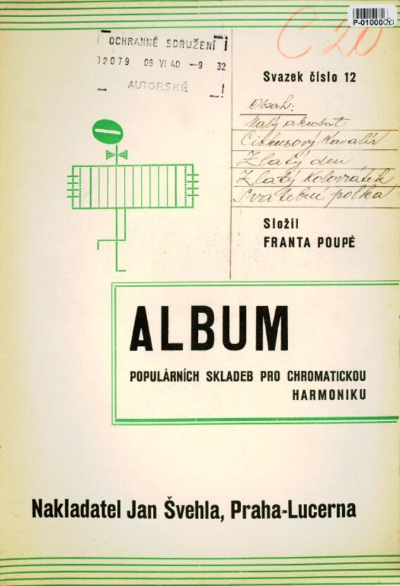 Album populárních skladeb pro chromatickou harmoniku