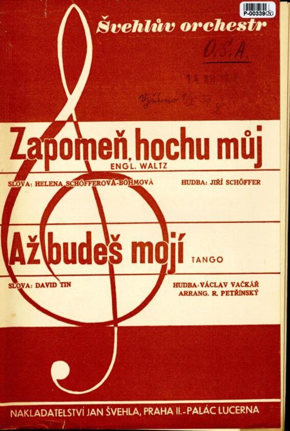 Zapomeň hochu můj, Až budeš mojí