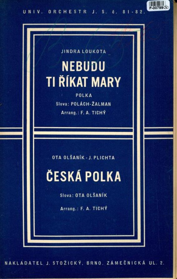 Unviersální orchestr J.S.č. 81-82