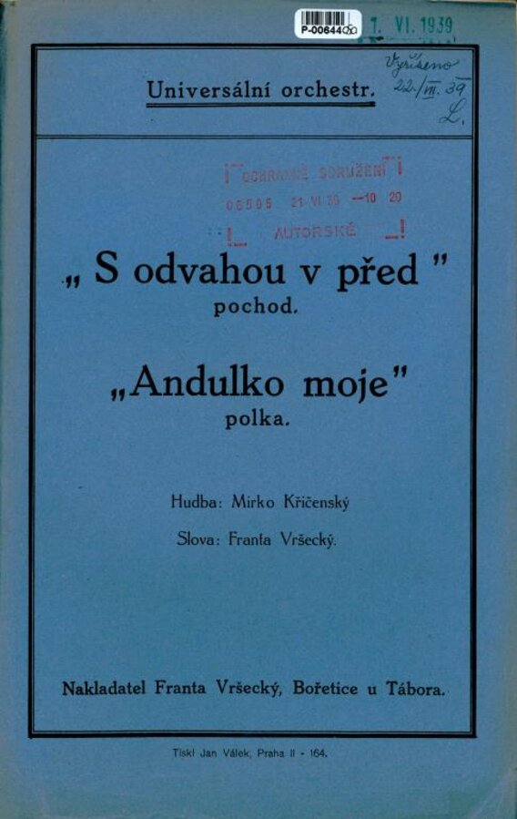 S odvahou v před, Andulko moje