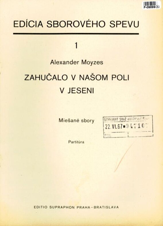 Edícia sborového spevu 1