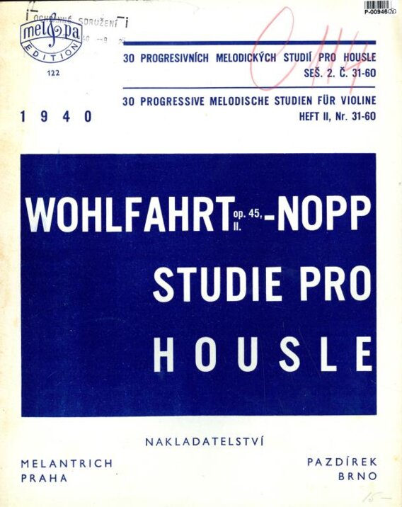 30 progresivních melodických studií pro housle - seš. 2