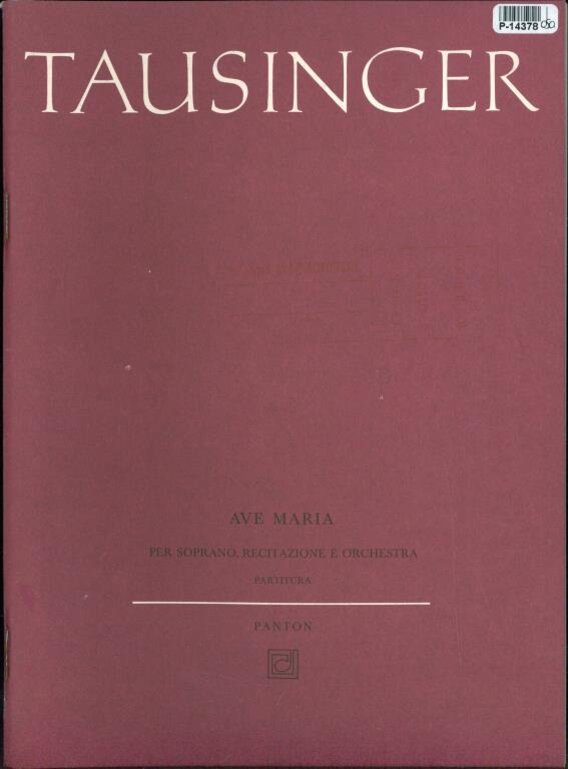 Ave Maria - Per sopran, recitazione e orchestra