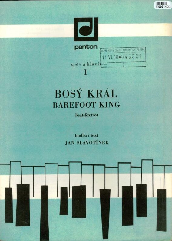 Zpěv a klavír 1 - Bosý král