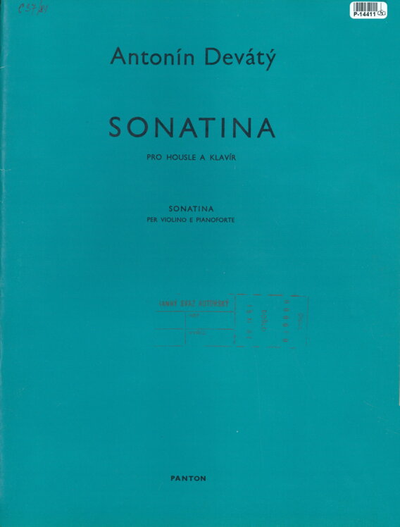 Sonatina - Pro housle a klavír