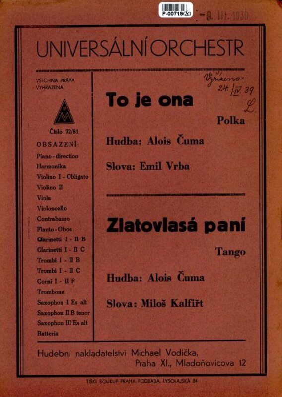 Universální orchestr 72/81