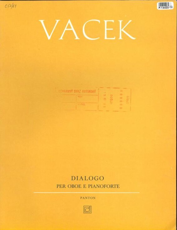 Dialogo - Per oboe e pianoforte