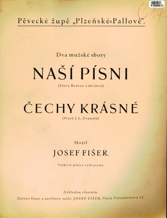 Naší písni, Čechy krásné