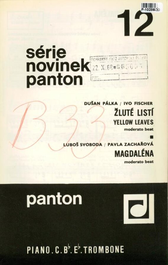 Série novinek panton 12