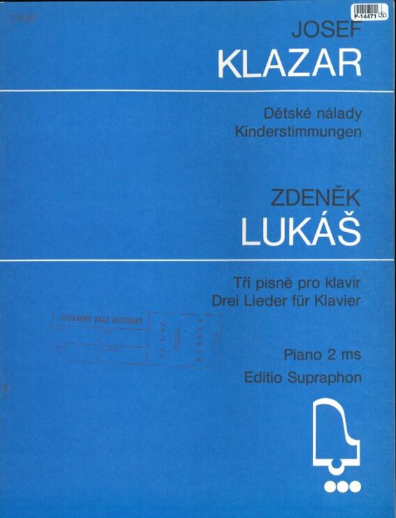 Dětské nálady, Tři písně pro klavír