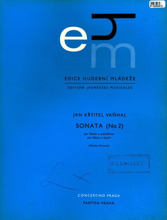 Edice hudební mládeže - Sonata (No 2)