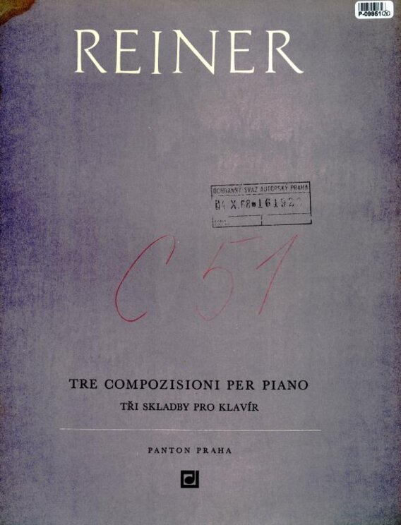 Tre compozisioni per piano