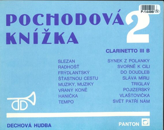 Pochodová knížka 2 - Clarinetto lll B