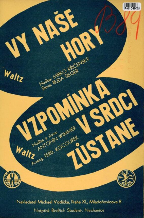 Vy naše hory, Vzpomínka v srdci zůstane