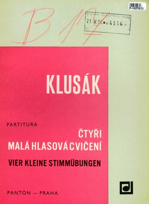 Čtyři malá hlasová cvičení