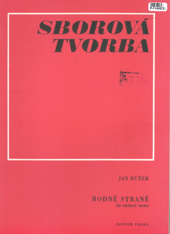 Sborová tvorba - Rodné straně