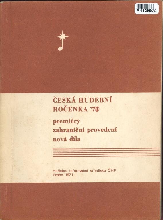 Česká hudební ročenka ´70