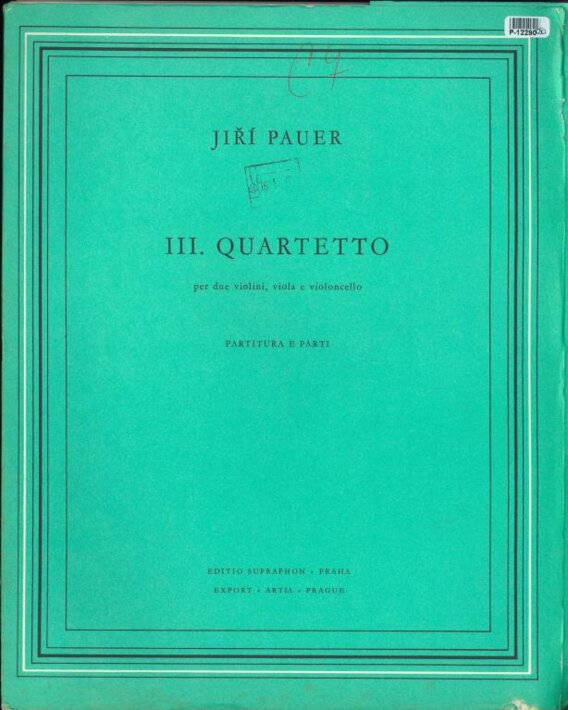 III. Quartetto