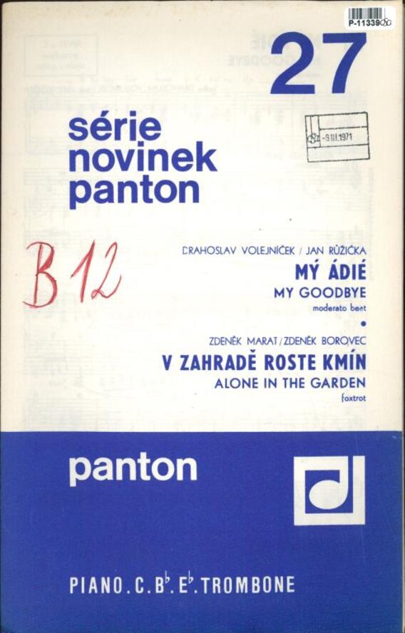 Série novinek panton 27