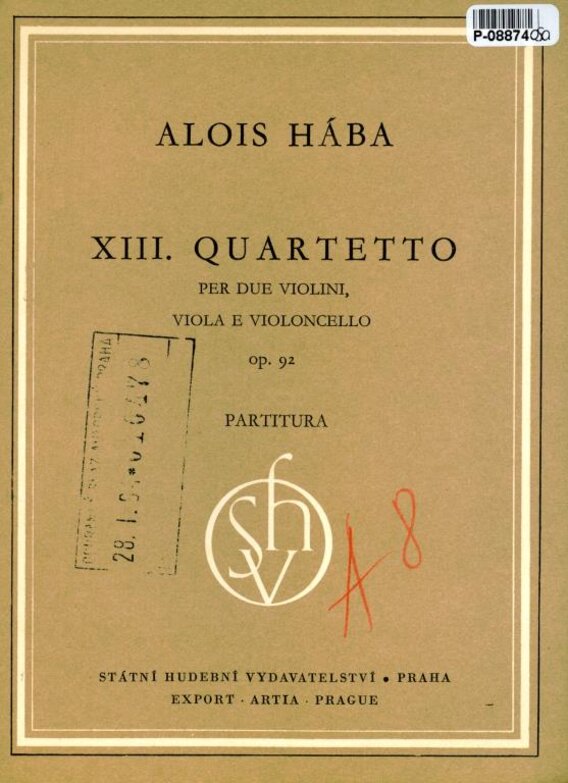 XIII. Quartetto