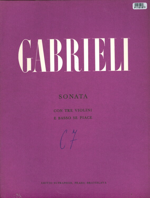 Sonata - con tre violini