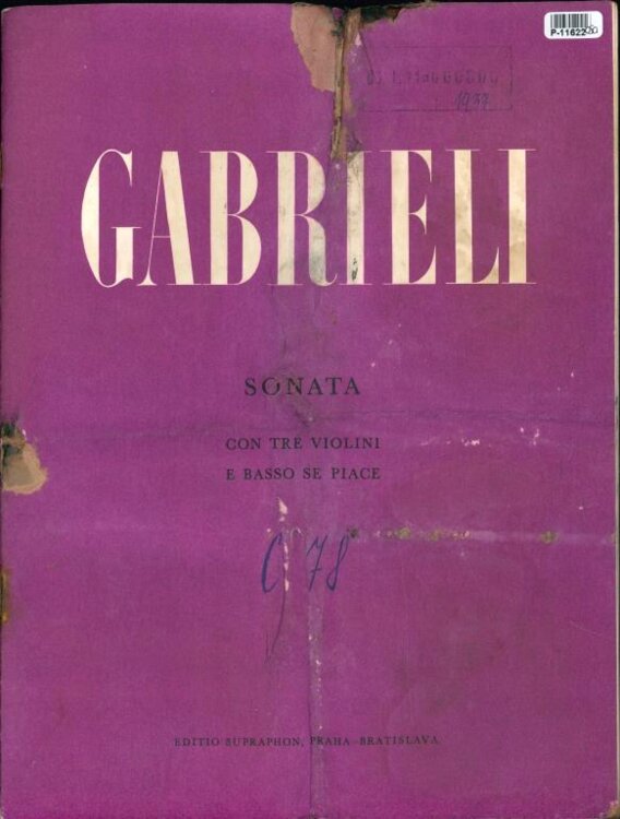 Sonata con tre violini