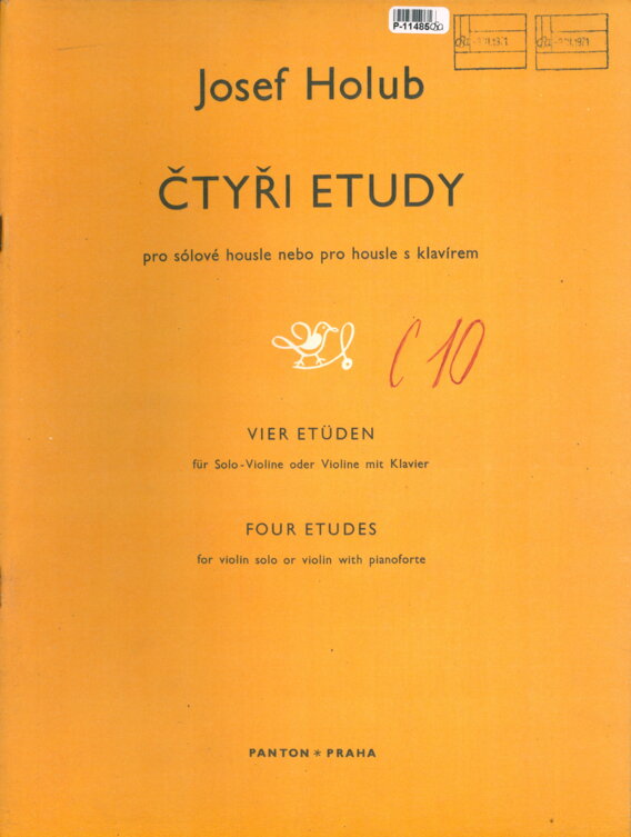 Čtyři etudy pro sólové housle nebo pro housle s klavírem