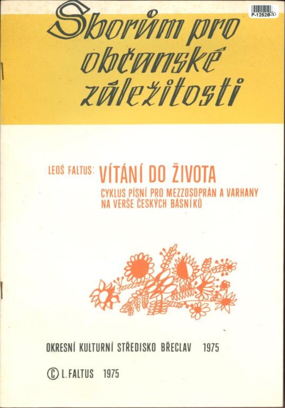 Sborům pro občanské záležitosti - Vítání do života