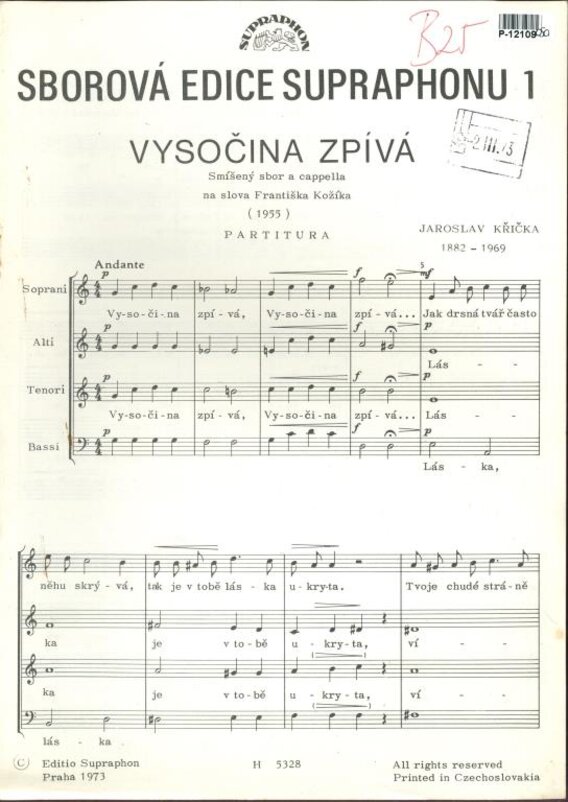 Sborová edice supraphonu 1