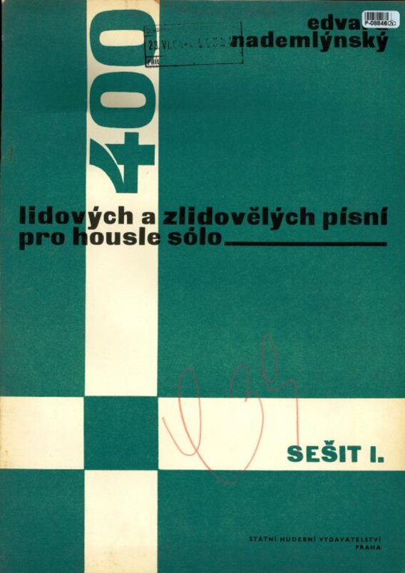 Lidových a zlidovělých písní pro housle sólo - sešit l.
