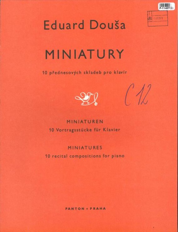 Miniatury - 10 přednesových skladeb pro klavír