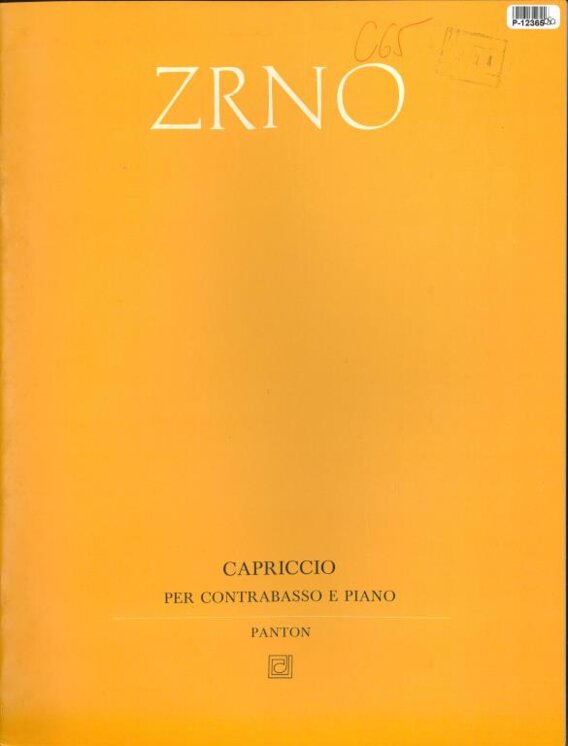 Capriccio per contrabasso e piano