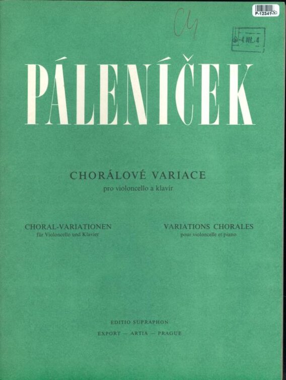 Chorálové variace pro violoncello a klavír
