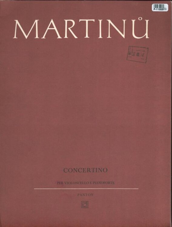 Concertino per violoncello e pianoforte