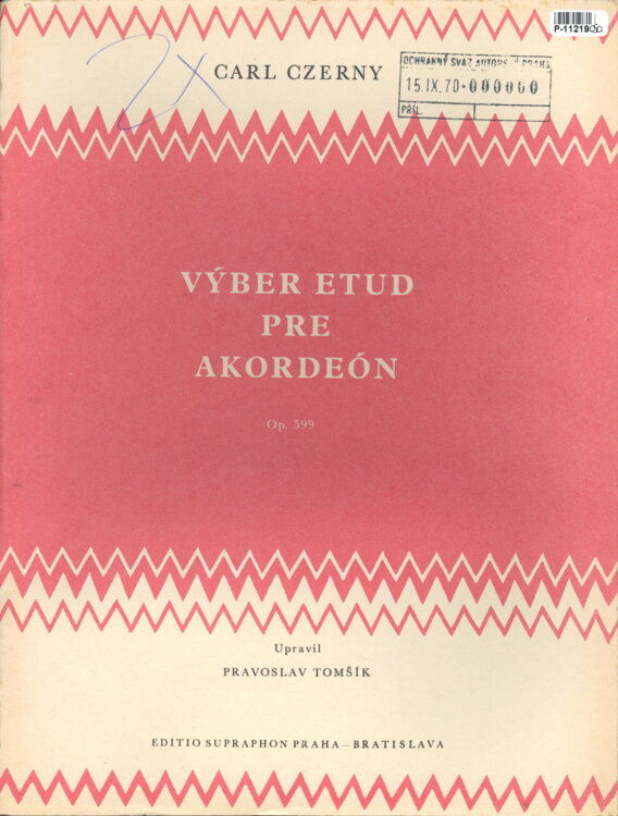 Výber etud pre akordeón