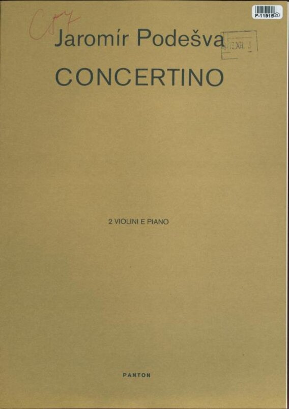 Concertino 2 violini e piano