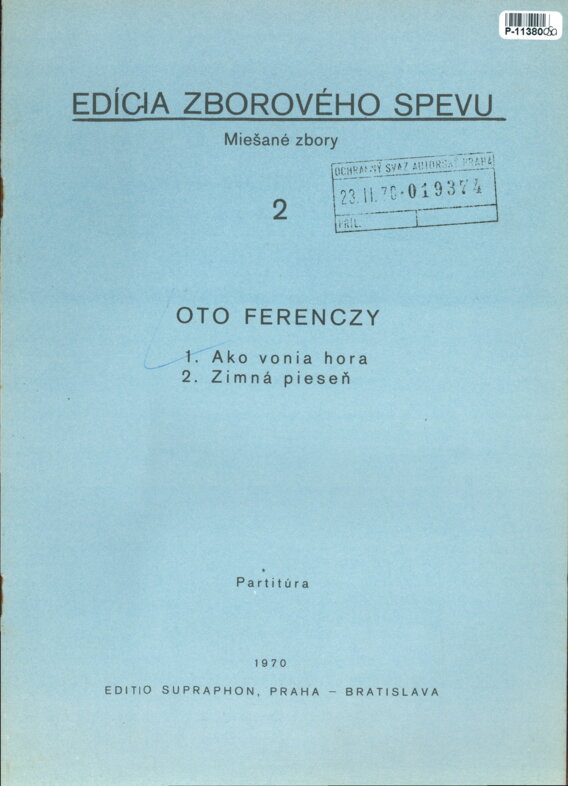 Edícia zborového spevu 2