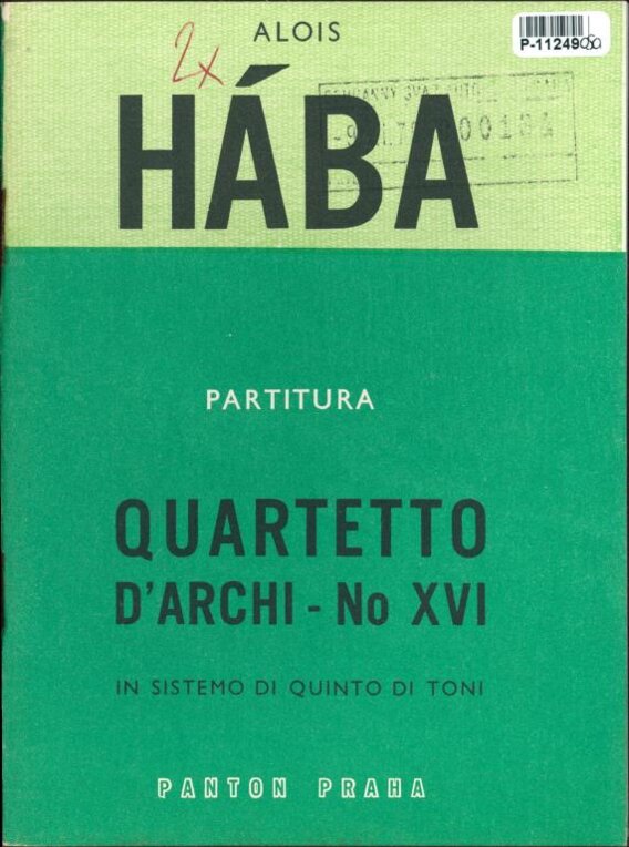 Quartetto d´archi - No XVI.