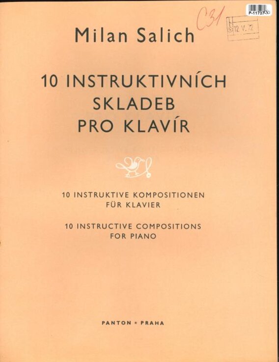 10 instruktivních skladeb pro klavír