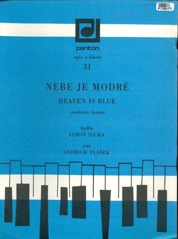Panton zpěv a klavír 31 - Nebe je modré