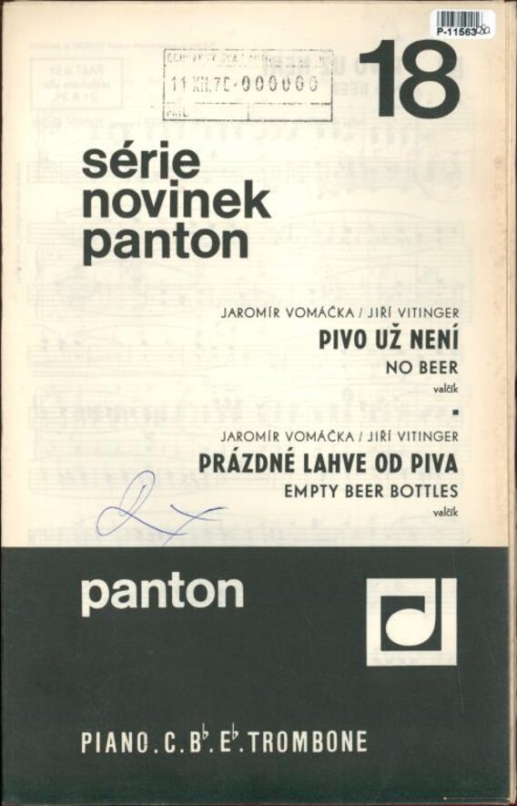Série novinek panton 18