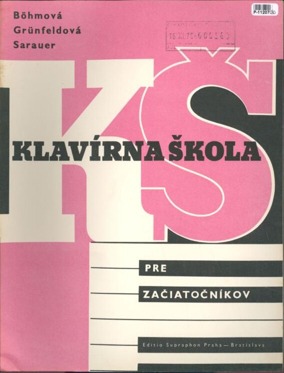 Klavírna škola pre začiatočníkov