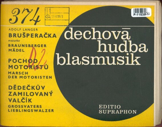 Dechová hudba blasmusik 374