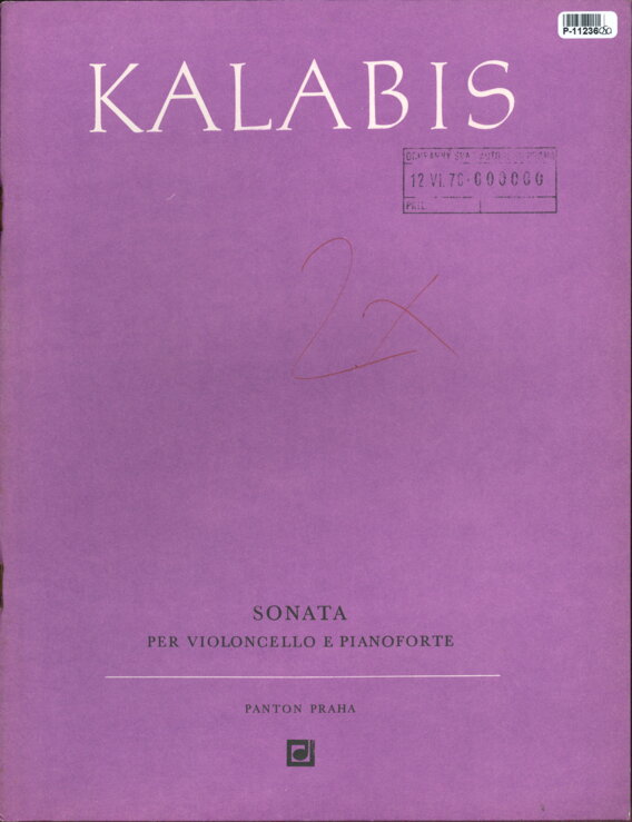 Sonata - per violoncello e pianoforte